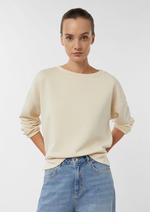 Produktbild Comma Sweatshirt Sweatshirt mit modernem Arm und Falten Detail (46)