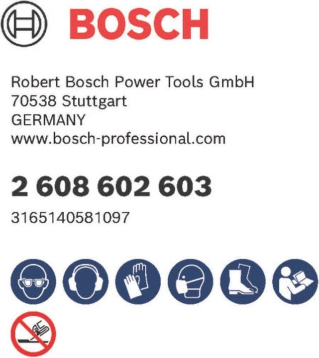 Actual product image Bosch Professional Zubehör Diamond saw blade Standard for Stone, 350 x 20.00/25.40 x 3.1 x 10 mm