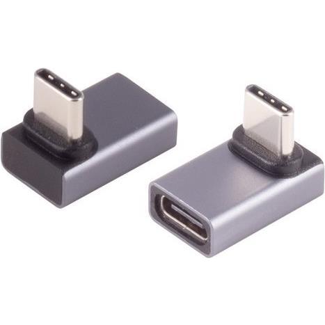 Shiverpeaks S/CONN maximum connectivity USB-C Adapter, 4.0, 90° Winkel oben/unten, Pro (USB Typ-C), Data + Video Adapter