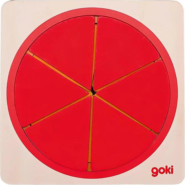 Produktbild Goki Schichtenpuzzle Kreis (21 Teile)