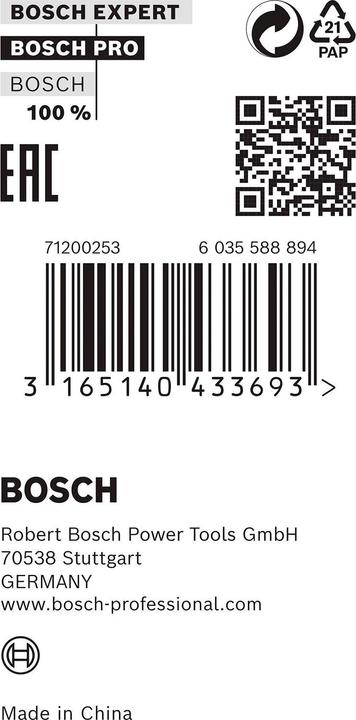 Image du produit Bosch Professional Zubehör Bague de réduction pour lame de scie circulaire PRO, 25 x 1,2 x 20 mm