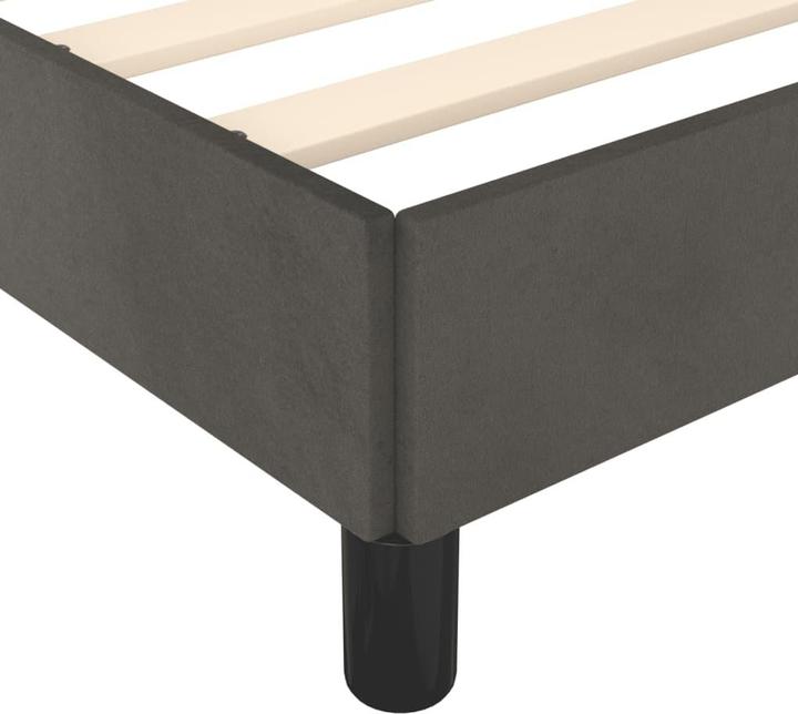 Produktbild vidaXL Bettgestell mit Kopfteil Samt (120 x 190 cm)