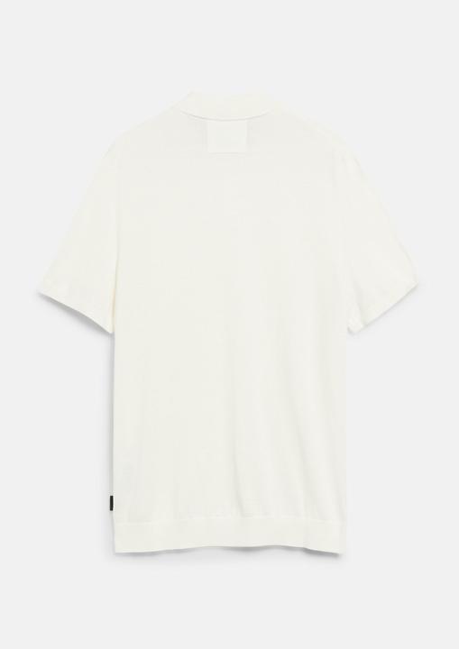 Produktbild s.Oliver Weiches Strick-Poloshirt aus Baumwoll-Seidenmix (L)