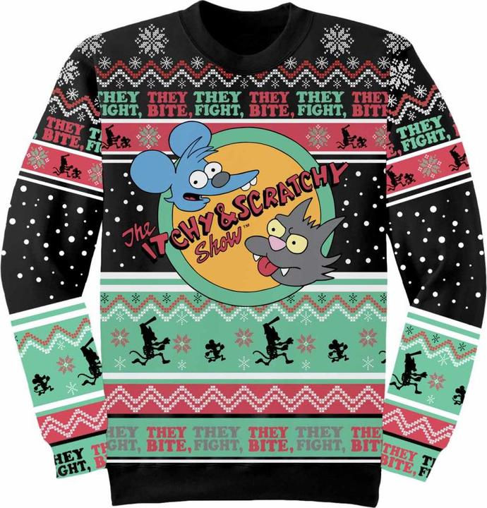 Produktbild The Simpsons Itchy And Scratchy Show Pullover (XXL)