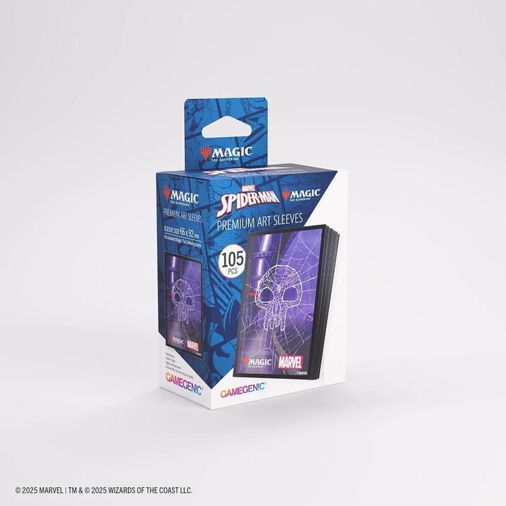 Actual product image Gamegenic - Magic: The Gathering | Marvel's Spider-Man Premium Art Sleeves - Spider-Man Swamp
