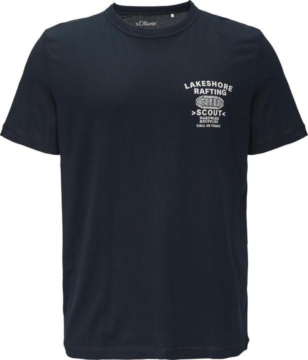 S.Oliver T-Shirt Baumwollshirt mit Frontprint (S)