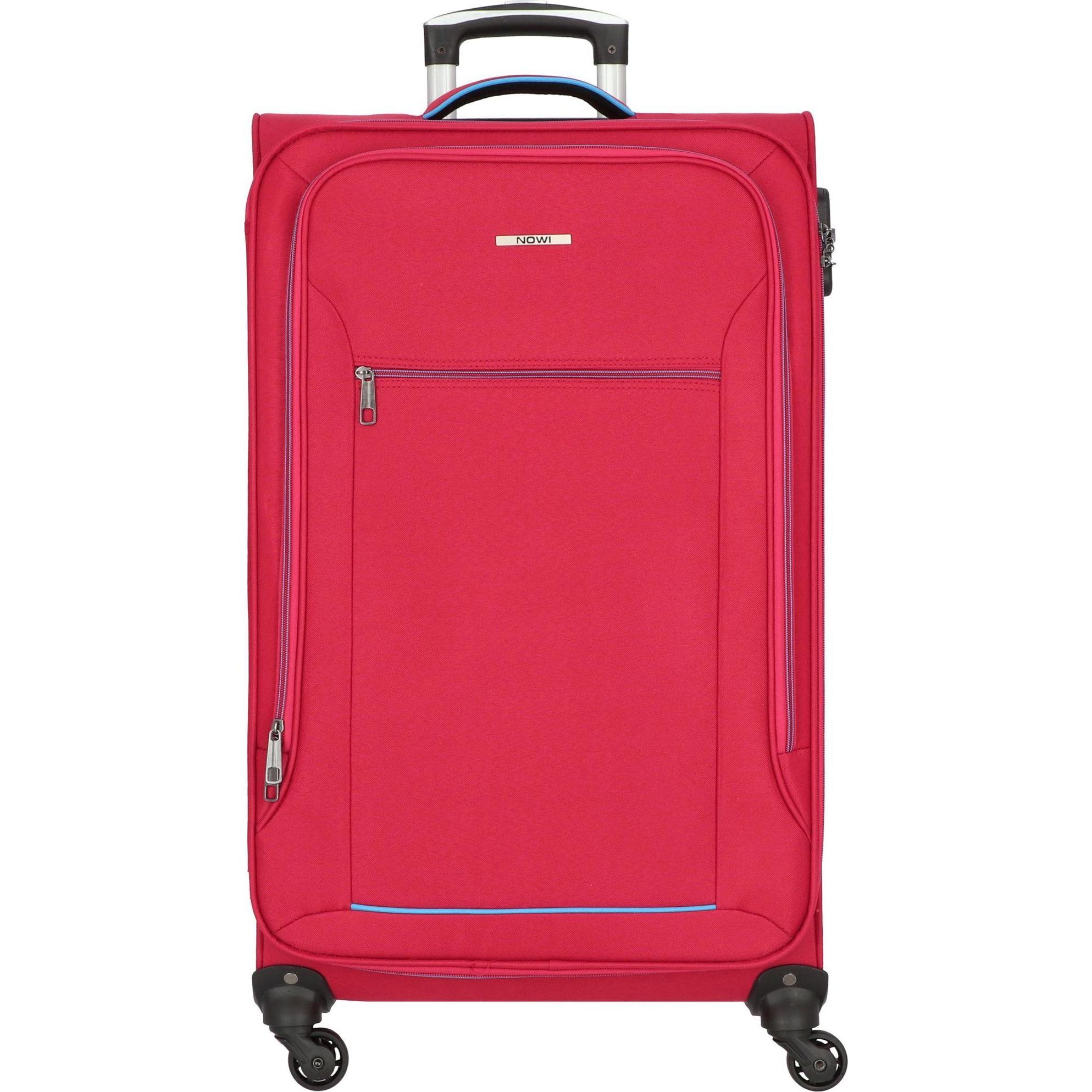 Nowi, Koffer, Sevilla 4 Rollen Trolley 75 cm, Blau, (76 l, XL (ab 115l))