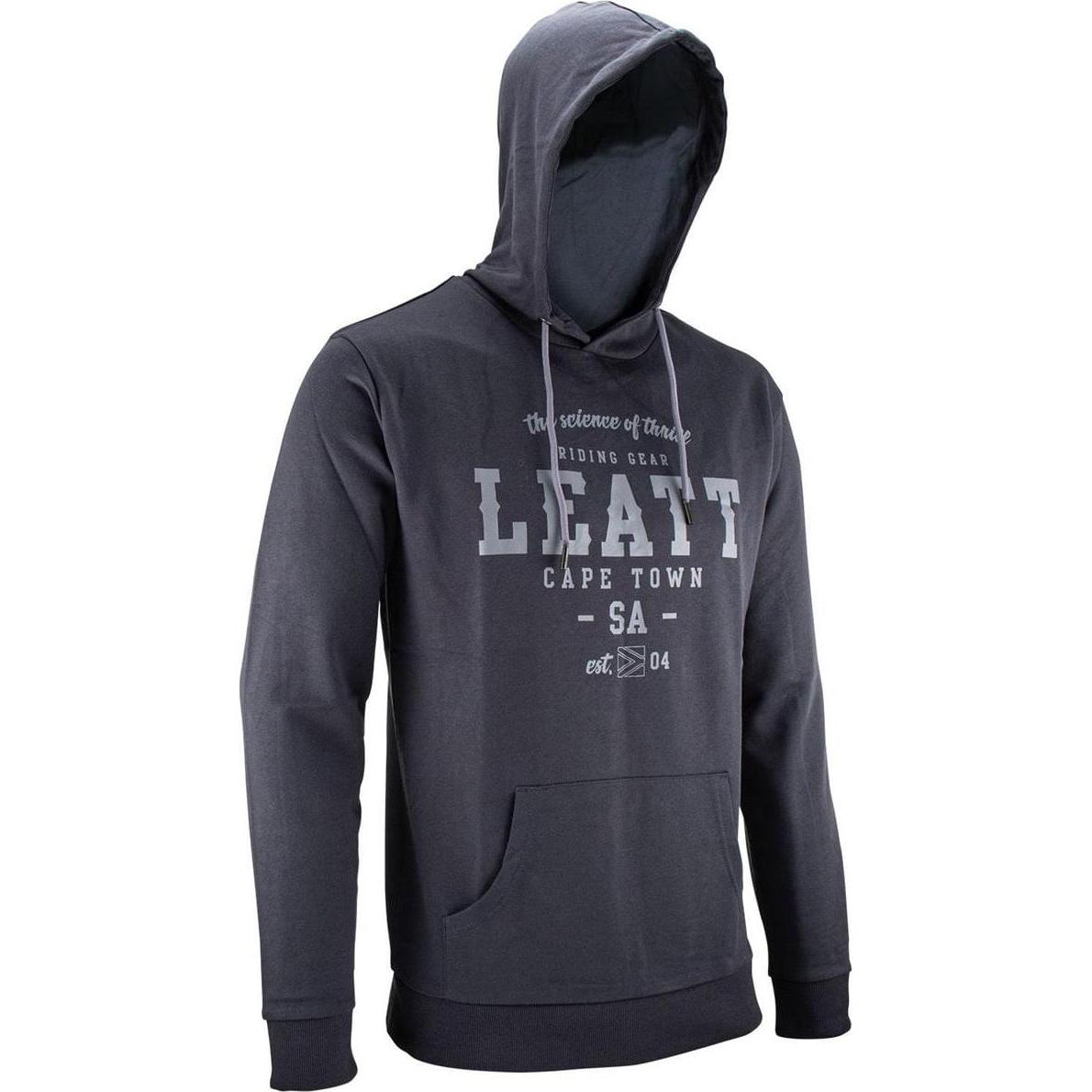 Leatt, Herren, Pullover, Hoodie Core 23, Grau, (XXL)
