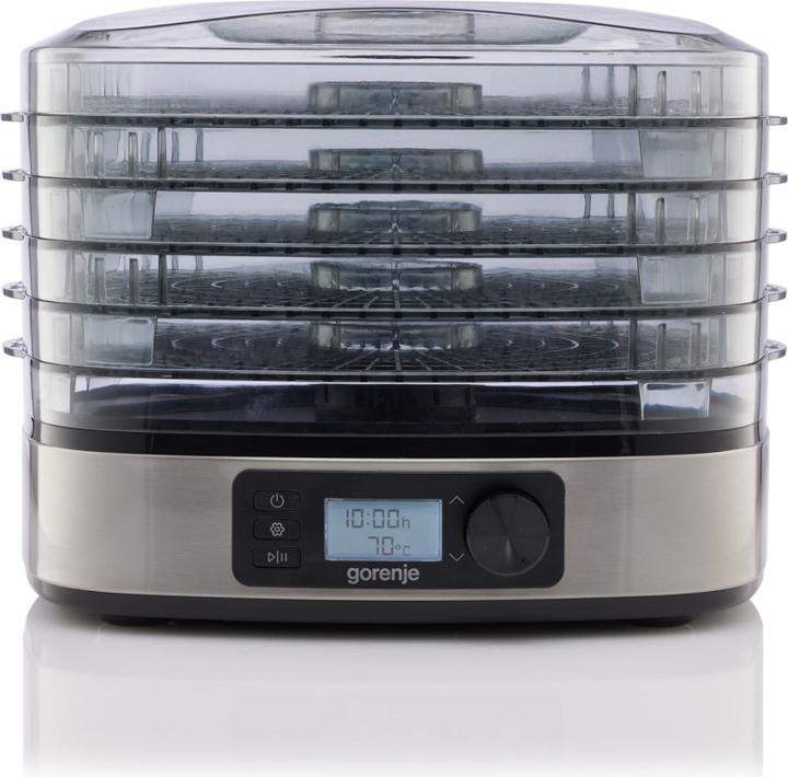 Actual product image Gorenje FDK500DE Food Dryer, 380W, 5 drying plates, Stainless steel