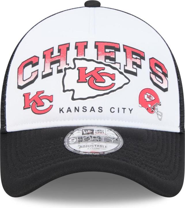 Actual product image New Era A-Frame Mesh Trucker Cap - RETRO Kansas City Chiefs
