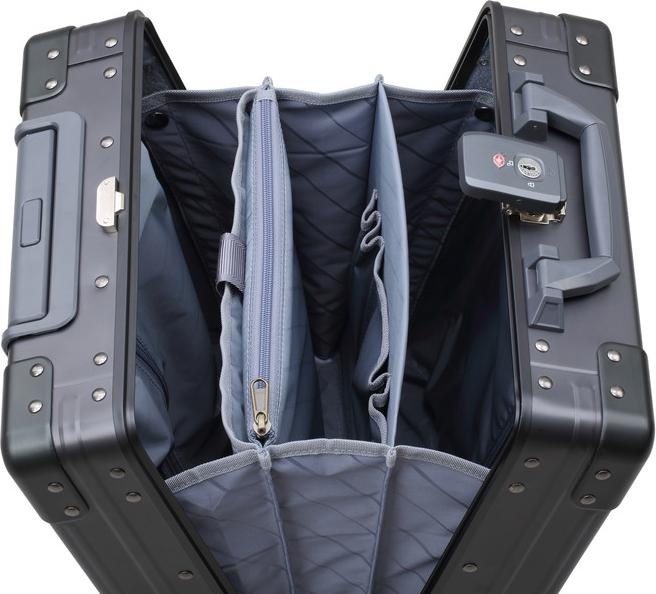 Actual product image Aleon Cabin case, aluminium, onyx (13 l, Hand luggage (up to 50 litres))