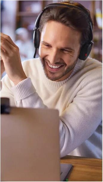 Actual product image Jabra Evolve2 65 Flex (Wireless, USB-C)