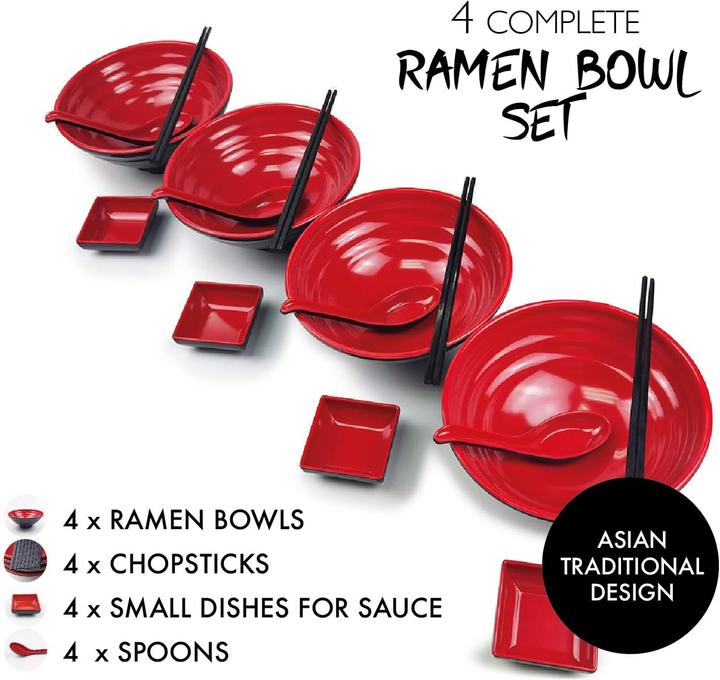 Image du produit Goliber Ramen Schüssel Set (0.95 l, 16 x)