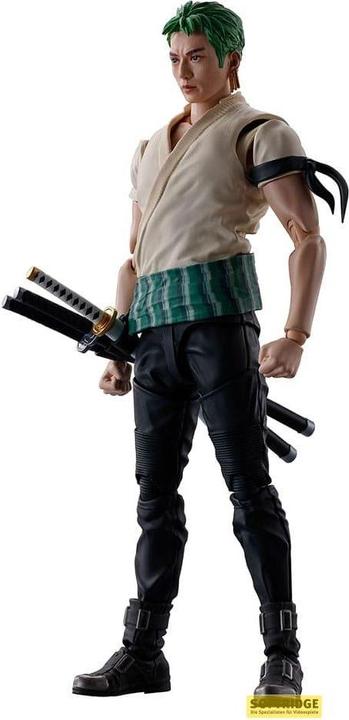 Image du produit Tamashii Nation One Piece S.H. Figuarts Actionfigur Roronoa Zoro (Netflix) 14 cm