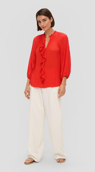 Immagine prodotto s.Oliver Bluse Plissee-Bluse mit Volant (32)