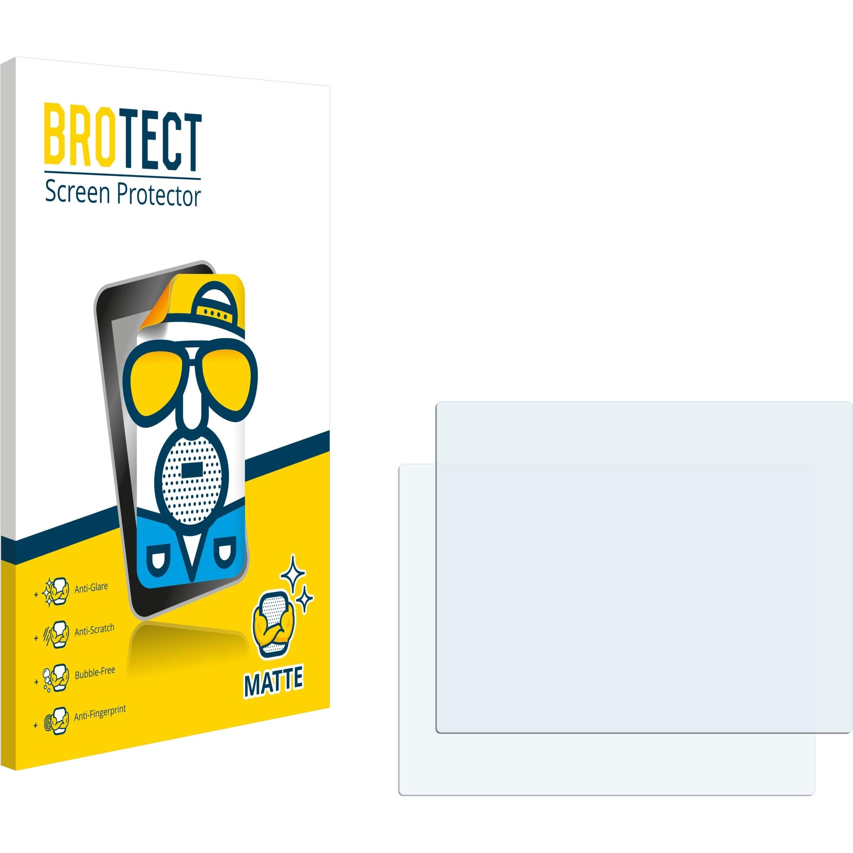 BROTECT Entspiegelungs-Schutzfolie Displayschutz Matt, Smartwatch Schutzfolie, Grau