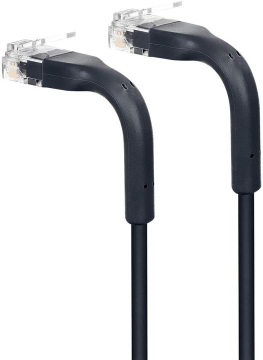 Actual product image Fuj Tek CAT6A U/UTP Network Cable, flexible, 3m, black (U/UTP, CAT6, 3 m)