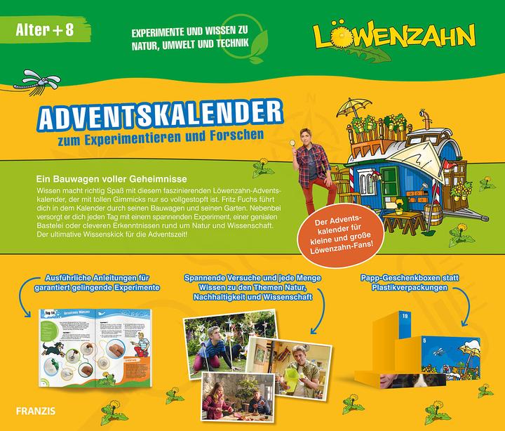 Image du produit Franzis Calendrier de l'Avent d'expérimentation du pissenlit