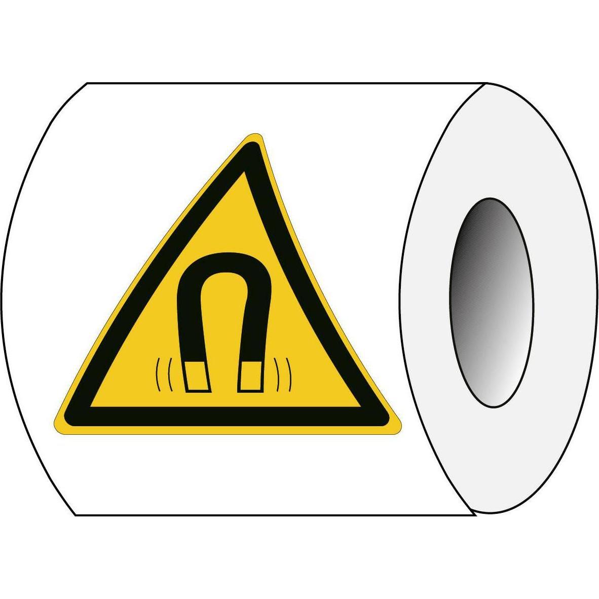 Brady, Etiketten, ISO 7010 PIC W006 B-7541 ISO Sicherheitskennzeichnung - Warnung vor magnetischem Feld Lam