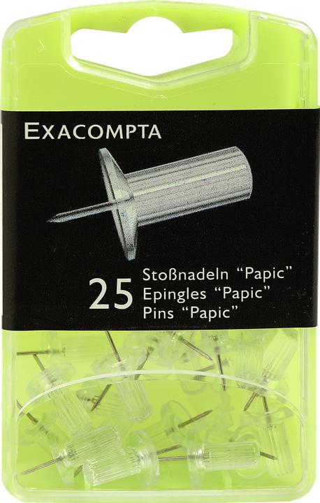 Produktbild Exacompta Pinnwandnadeln Ø 10 mm, transparent (Spezial)