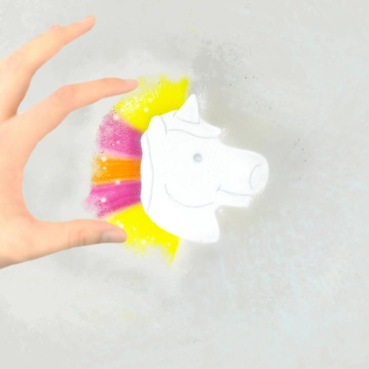Actual product image Zimpli Kids Zimpli Large Unicorn Colour Baff Bombz - Kids Bath Bomb Toy