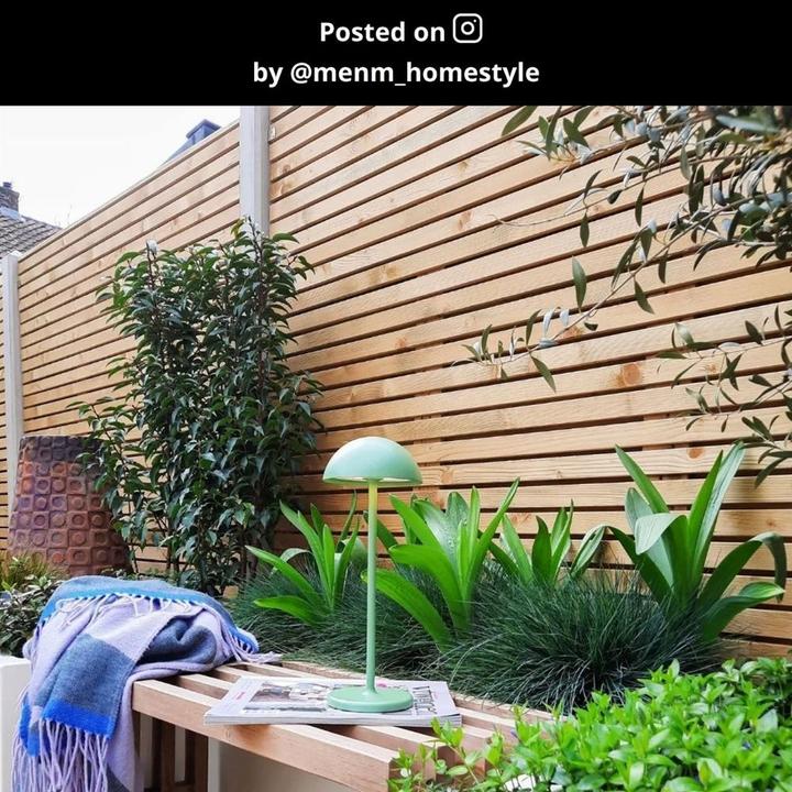 Image du produit Lucide JOY - Lampe de table extérieur - Ø 11,5 cm - LED Dim. - 1x1,5W 3000K - IP54 - Vert 15500/02/33 (215 lm)