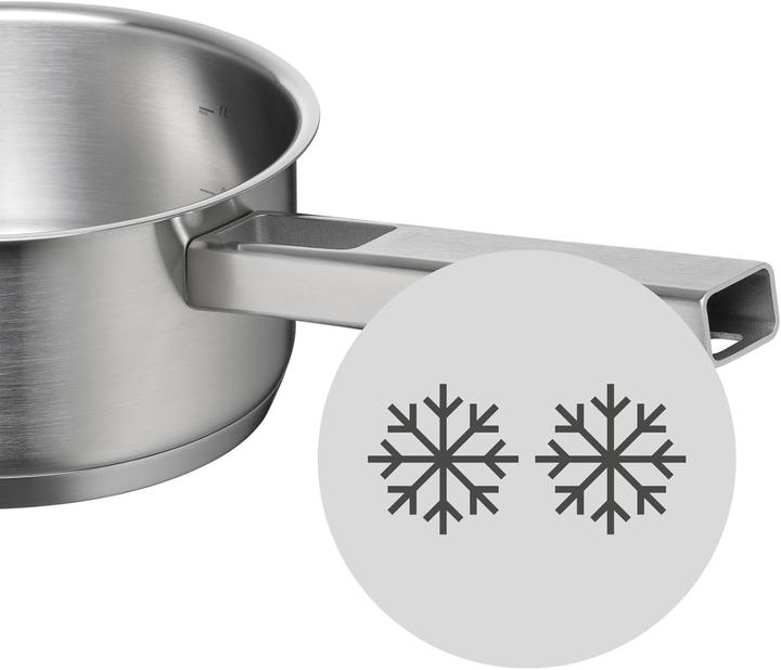 Produktbild WMF Ultimate Cool+ Stielkasserolle, 16 cm (Kochtopf, Stielkasserolle, Edelstahl)