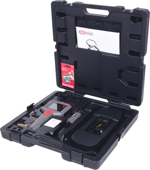 KS Tools ULTIMATEvision SUPERCHARGED videoscope set, length 1 m, Ø 5.5 mm, 7 parts