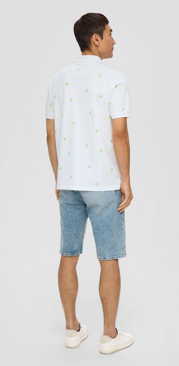 Immagine prodotto S.Oliver Polo-Shirt Poloshirt mit All-over-Print und Kontrast-Details (XXL)