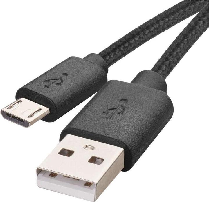 Immagine prodotto Emos Cavo USB 2.0 spina A - spina micro B 2m, nero (2 m, USB 2.0, 10 W)