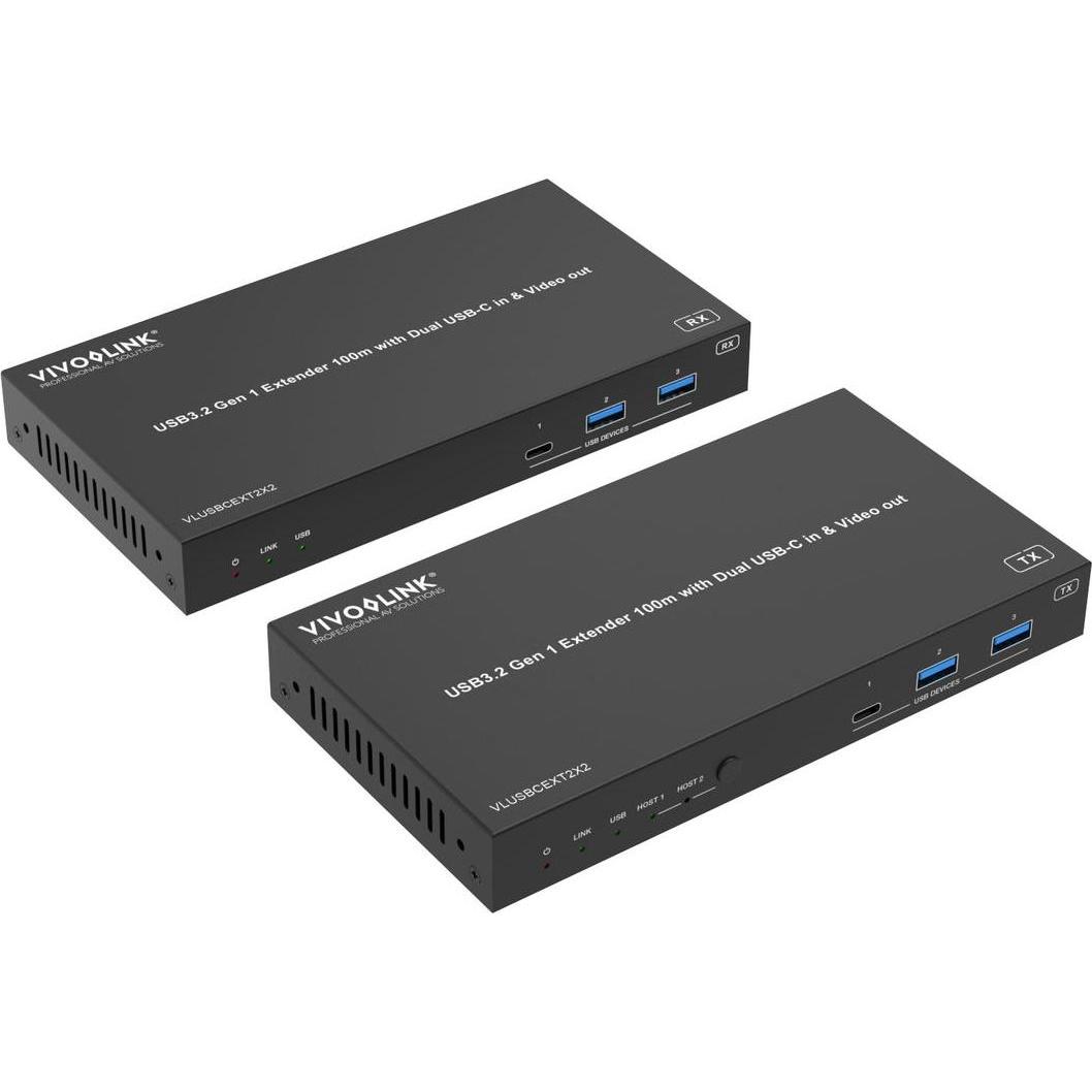 Vivolink USB3.2 Gen 1 Extender (100m), Switch KVM
