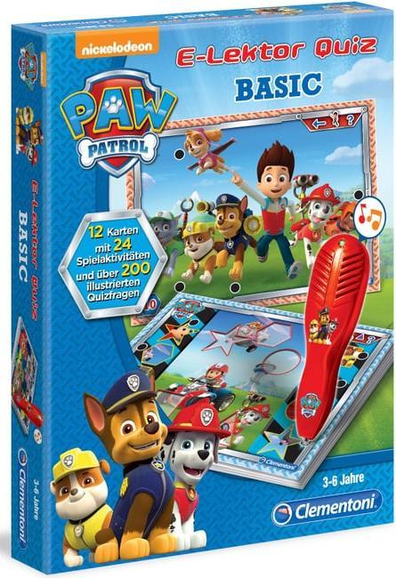 Actual product image Clementoni E-Lektor Quiz Basic Paw Patrol (German)