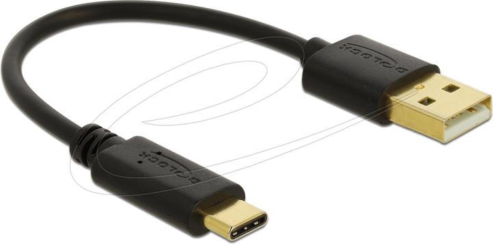Image du produit Delock Câble de charge USB type-A vers USB type-C™ 3 A 15 cm (0.15 m, 60 W)