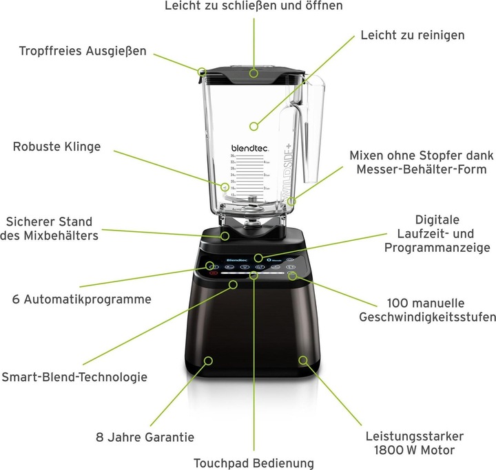 Produktbild Blendtec Designer 725 (1800 W)