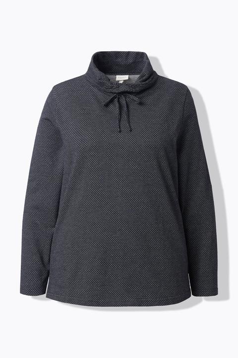 Produktbild Ulla Popken Sweatshirt, Muster, Stehkragen, Langarm (54)