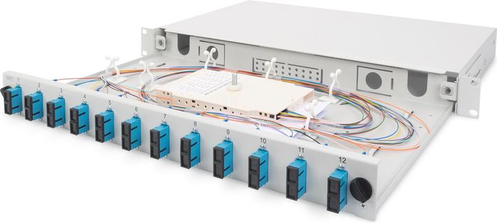Immagine prodotto Digitus Scatola di giunzione in fibra ottica, estraibile, a blocco rapido
