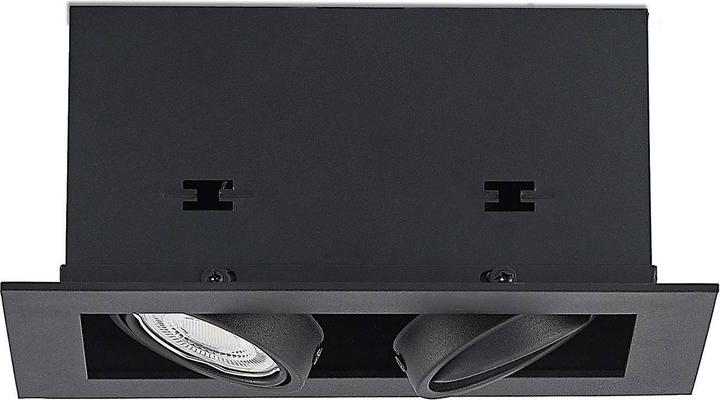 Actual product image Arcchio Taneja recessed luminaire, two-flame, black (GU10)