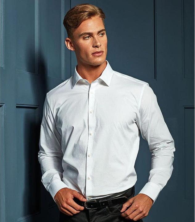 Immagine prodotto Premier Camicia Elasticizzato Manica Lunga Uomo (5XL)