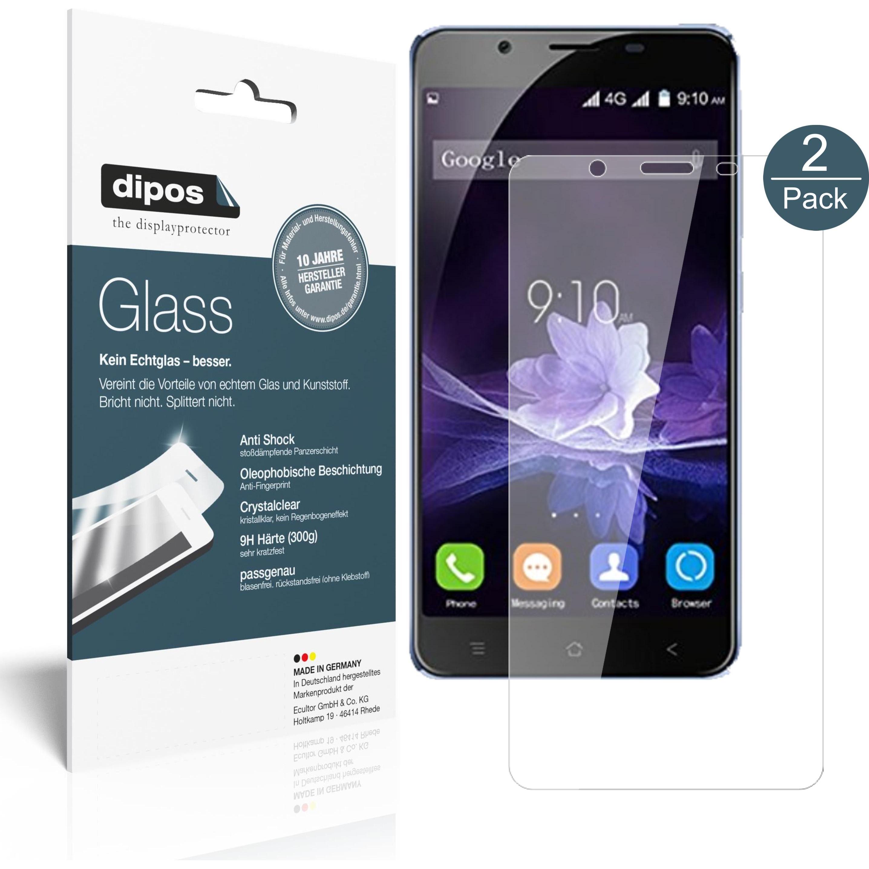Thumbnail - Dipos Displayschutz Anti-Shock (2 Stück, Lenovo P2), Smartphone Schutzfolie, Transparent