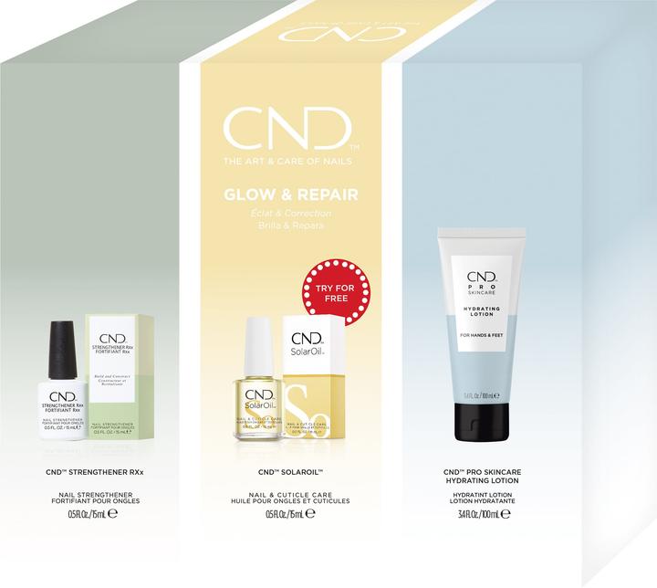 CND - Glow & Repair Trio Kit (15 ml)