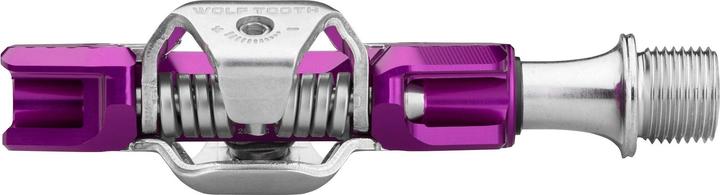Actual product image Wolf Tooth CTRL Trail Clipless Pedal, ultraviolet purple