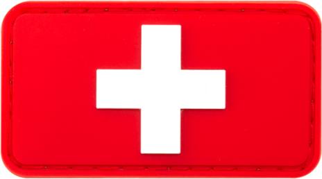 Armee Shop Badge en velcro - Swiss Flag Rubber Patch