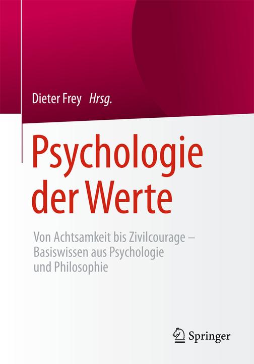 Produktbild Psychologie der Werte (Deutsch, 2015)