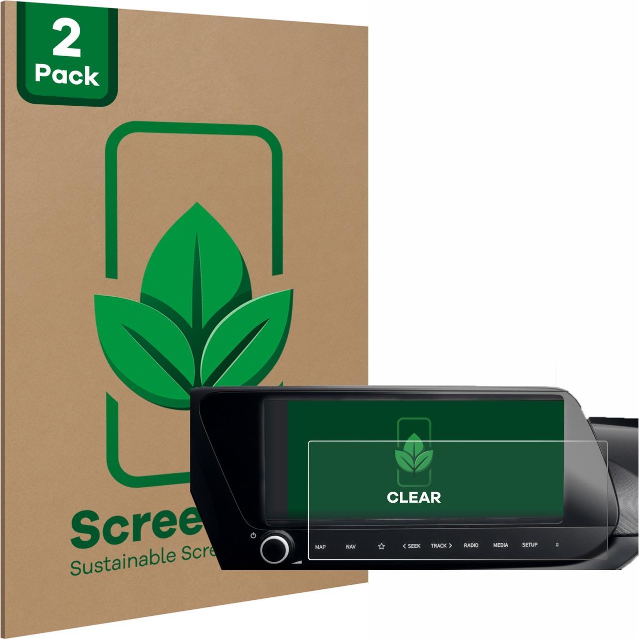 ScreenLeaf, Fahrzeug Navigation Zubehör, Schutzfolie nachhaltiger Displayschutz Displayschutzfolie Folie Klar Transparen...