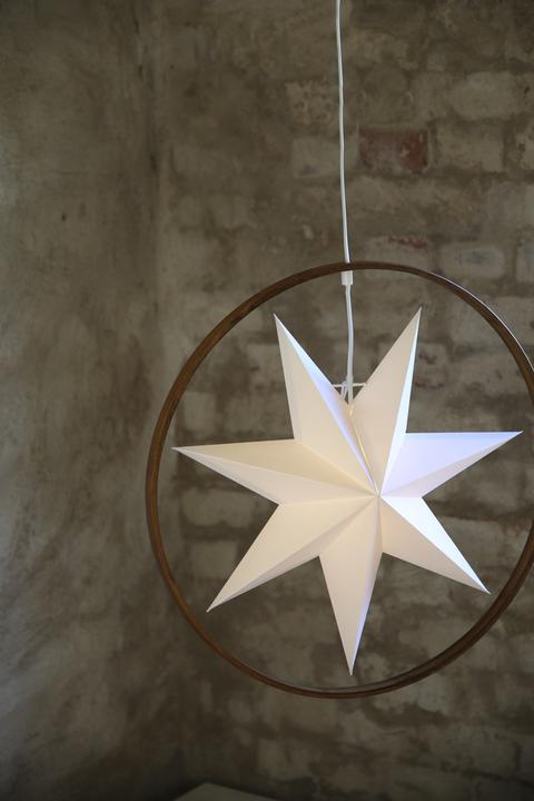 Produktbild Markslöjd SPERANZA Pendant Star 50 Stained Brown/White