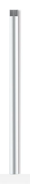 Produktbild Multibrackets Aluminium Kabelkanäle (Kabelkanal, 110 cm)