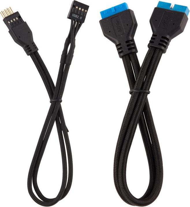 Actual product image Corsair Front panel set (30 cm, 6+2 pin PCI Express, USB 2.0, USB 3.0)