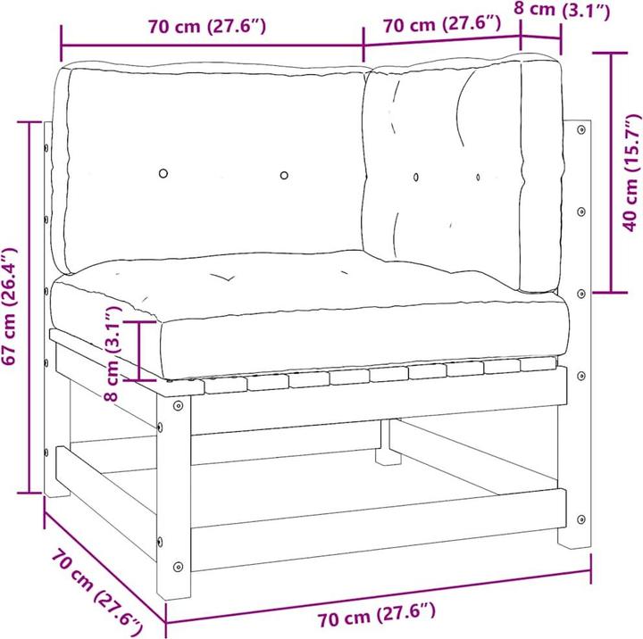 Produktbild vidaXL Everleigh