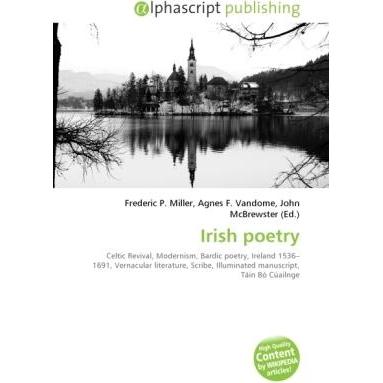 Irish poetry, Fachbücher von Agnes F. Vandome, Frederic P. Miller, John McBrewster