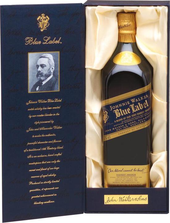 Actual product image Johnnie Walker Blue Label De Luxe (Blended Whisky, Scotch whisky, 1 x 70 cl)